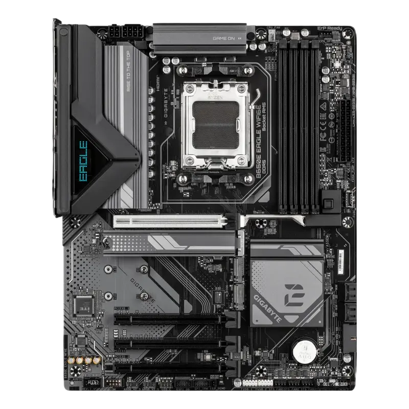 Placă de bază Gigabyte B650E EAGLE WF6E, socket AM5, ATX, vedere alternativă