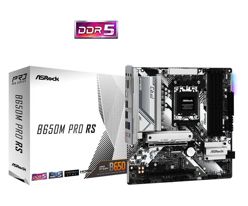 MB AM5 ASRock B650M PRO RS mATX