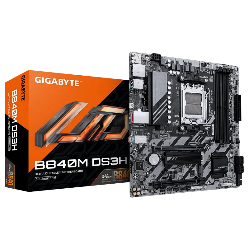 Gigabyte B840M DS3H (AM5, mATX, DDR5)