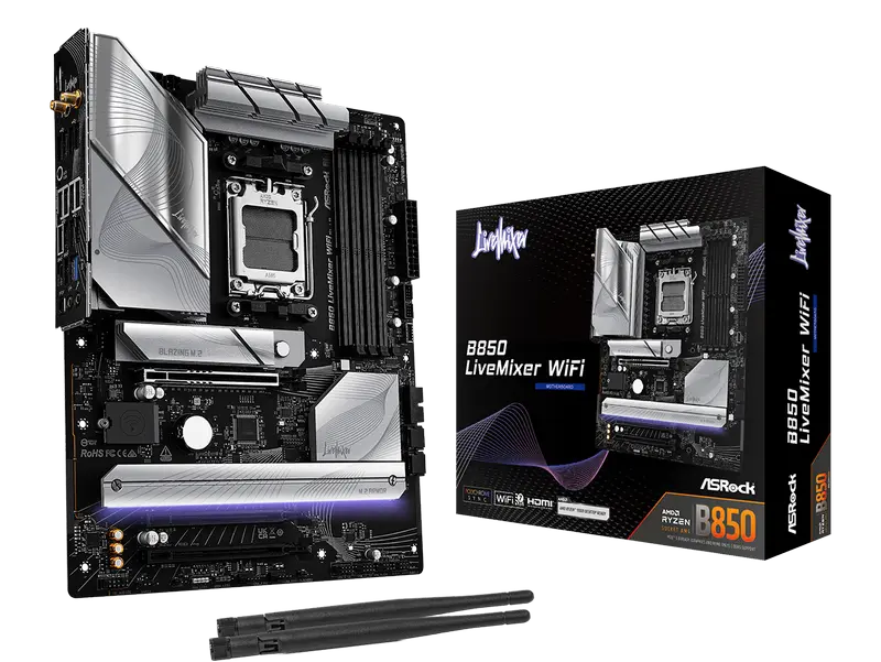 MB AM5 ASRock B850 LIVEMIXER WIFI ATX