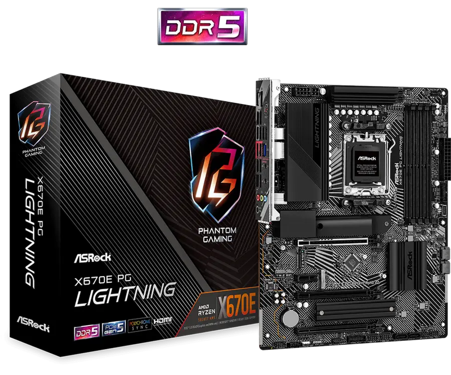 MB AM5 ASRock X670E PG LIGHTNING ATX