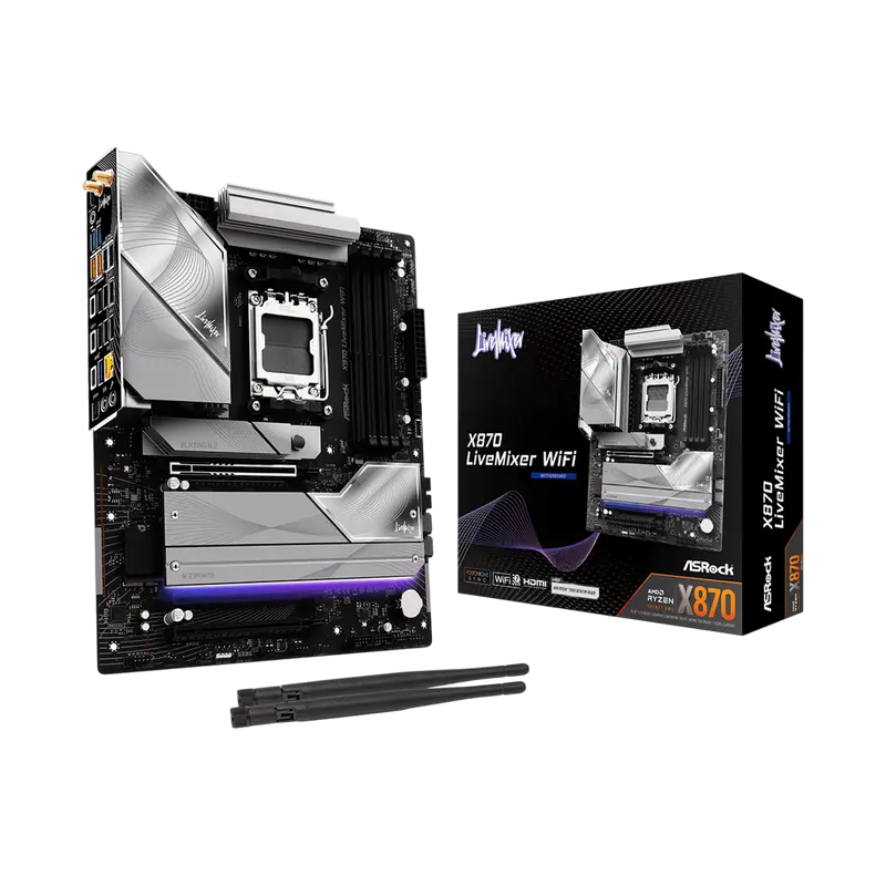 MB AM5 ASRock X870 LIVEMIXER WIFI ATX