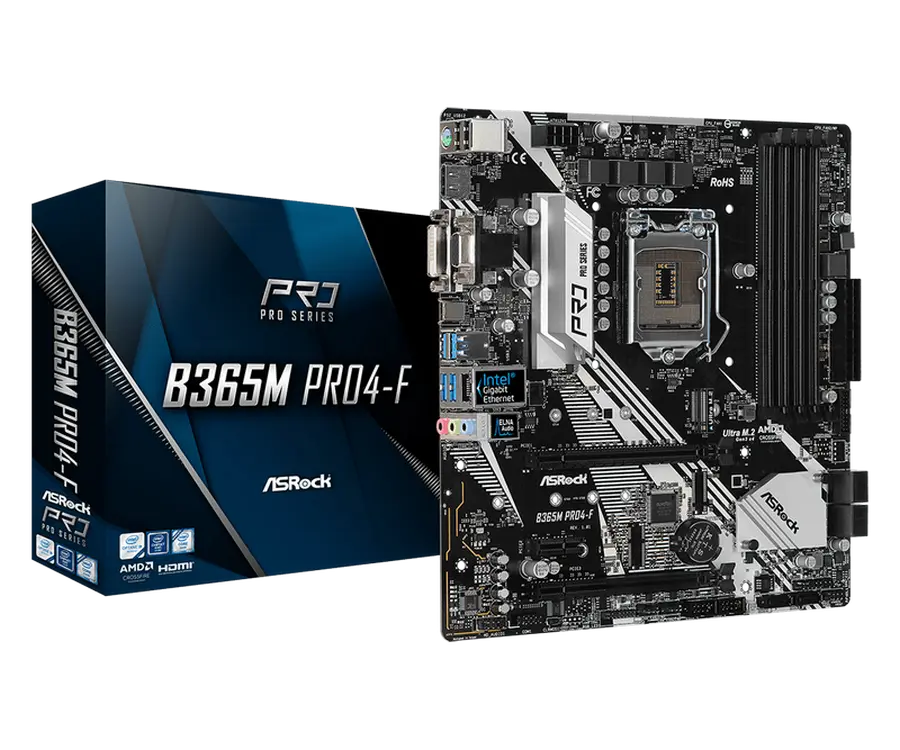 MB ASRock B365M PRO4-F mATX