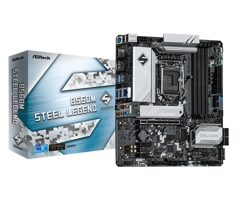 MB S1200 ASRock B560M STEEL LEGEND mATX
