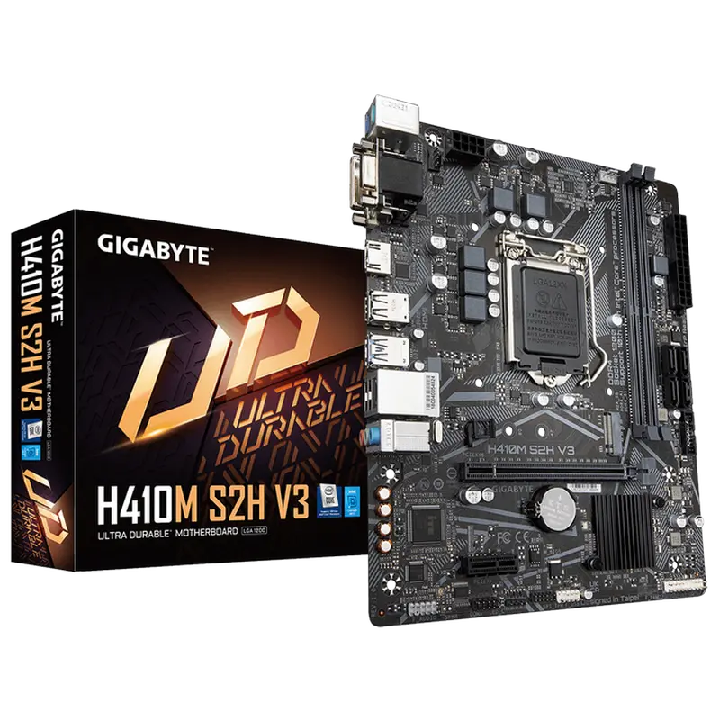 MB S1200 Gigabyte H410M S2H V3 1.0 mATX