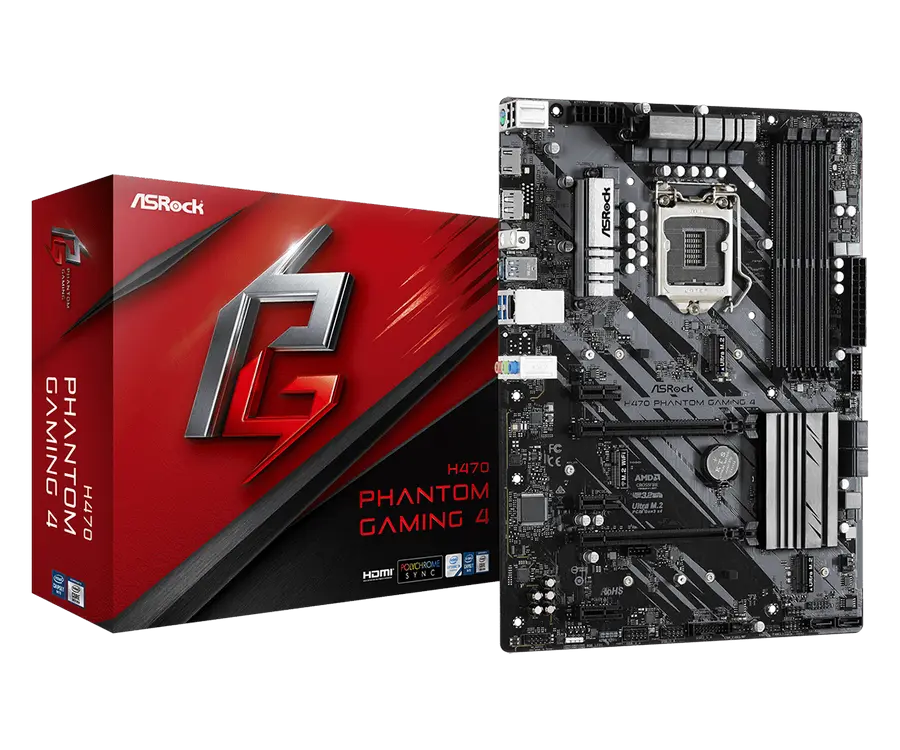 MB S1200 ASRock H470 PHANTOM GAMING 4 ATX