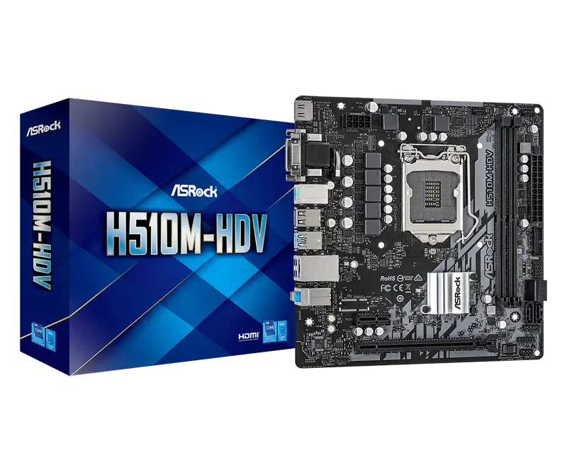 MB S1200 ASRock H510M-HDV mATX