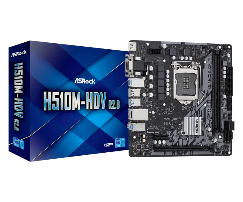 MB S1200 ASRock H510M-HDV R2.0 mATX