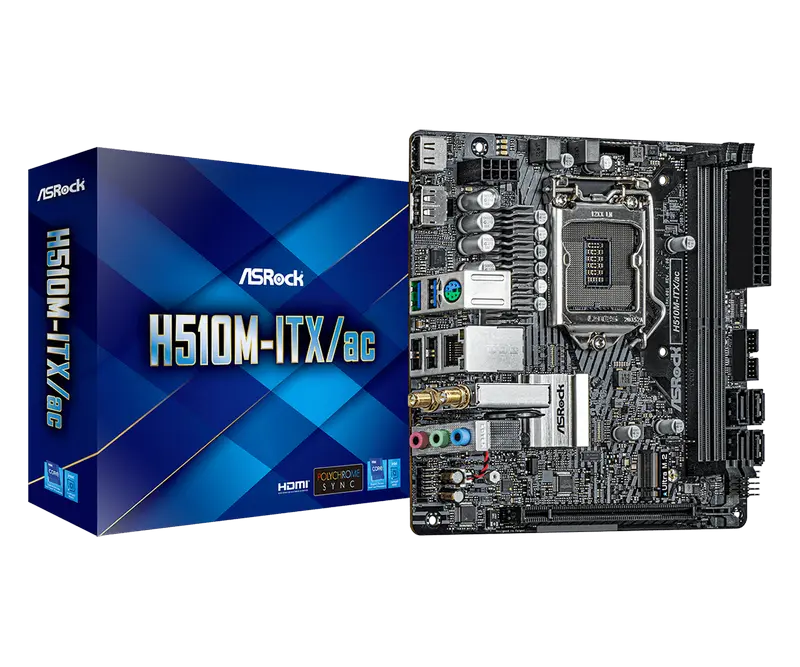 MB S1200 ASRock H510M-ITX/AC mini-ITX
