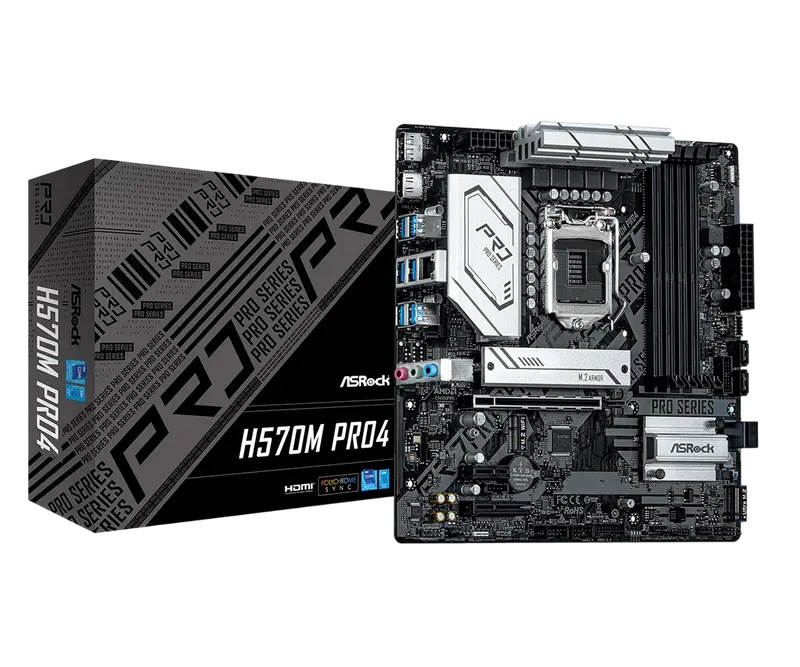 MB S1200 ASRock H570M PRO4 mATX