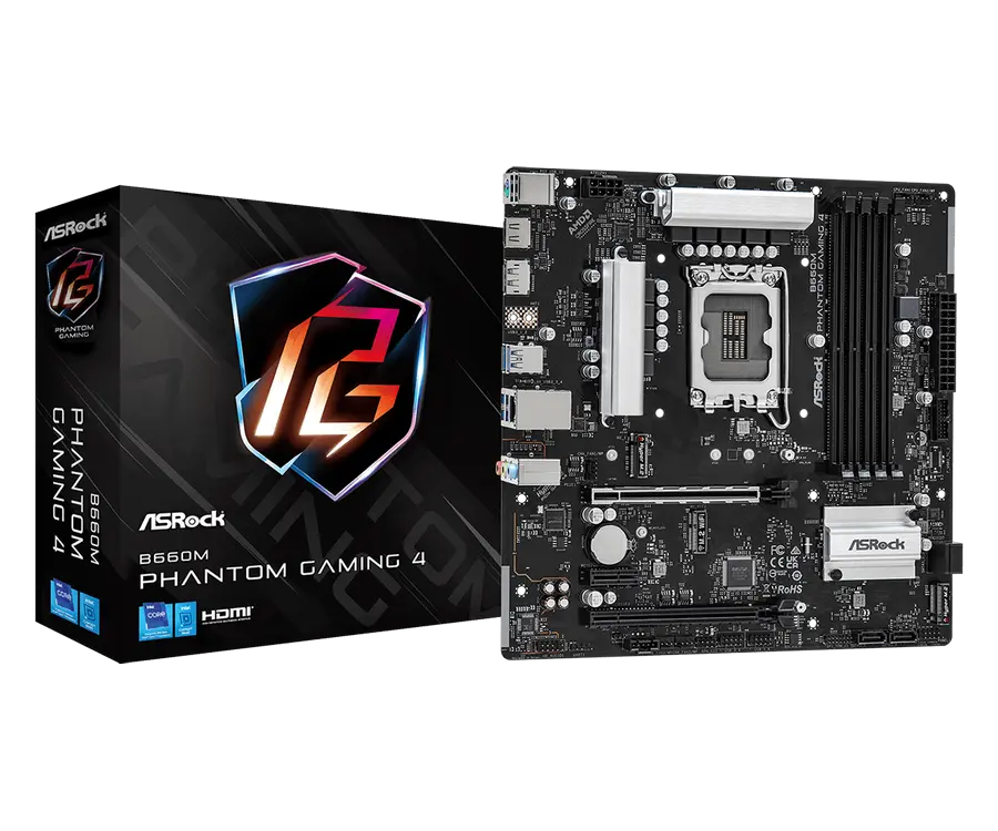 MB S1700 ASRock B660M PHANTOM GAMING 4 mATX