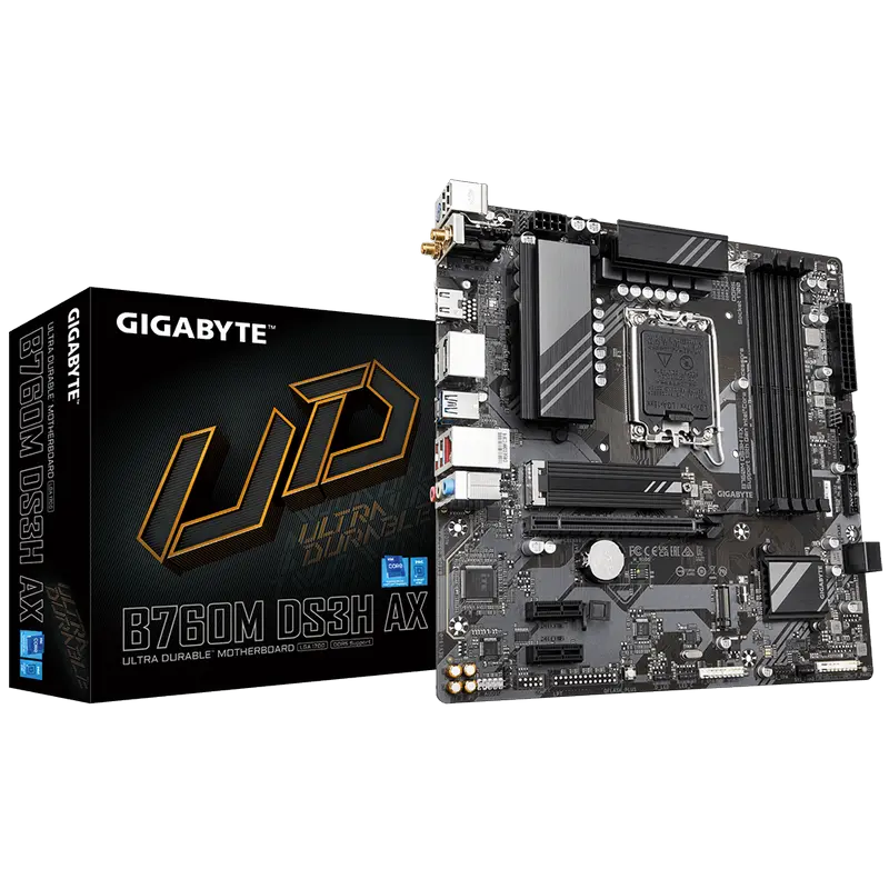 MB S1700 Gigabyte B760M DS3H AX mATX