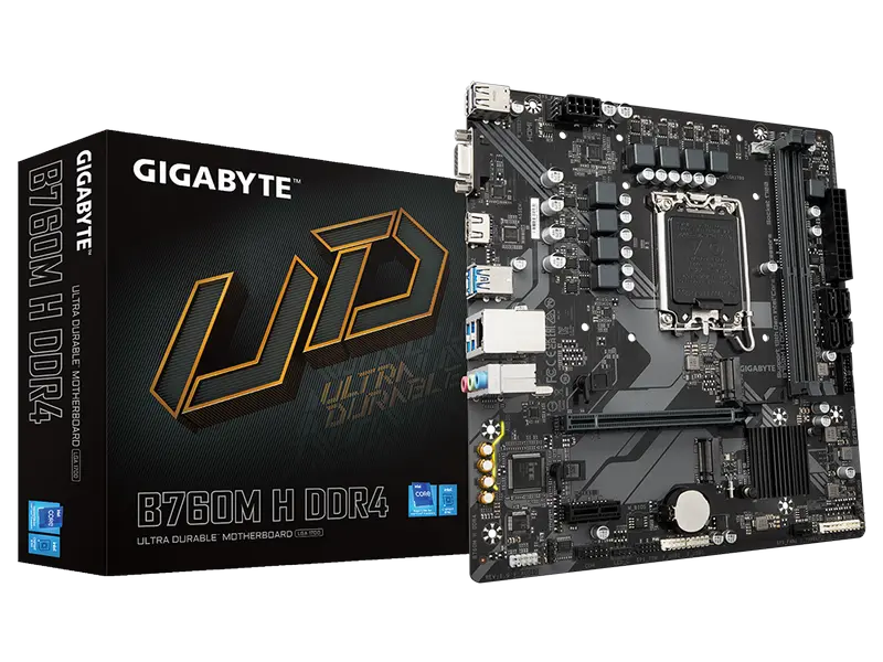 MB S1700 Gigabyte B760M H DDR4 mATX