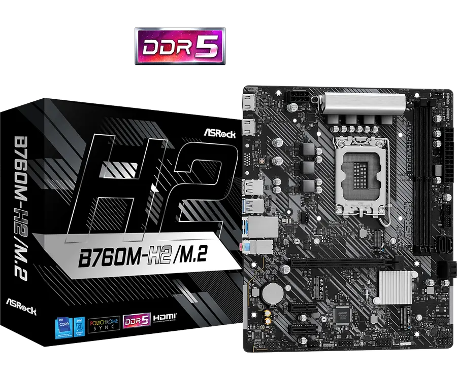 MB S1700 ASRock B760M-H2/M.2 mATX