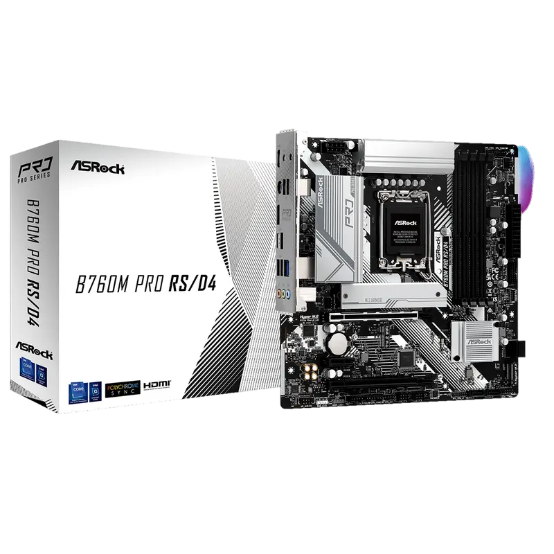 MB S1700 ASRock B760M PRO RS/D4 mATX
