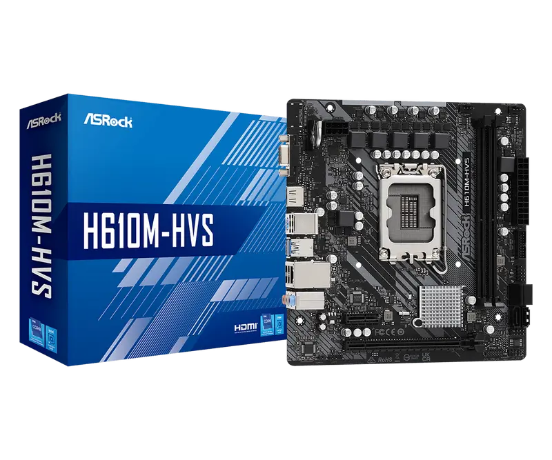 MB S1700 ASRock H610M-HVS, mATX
