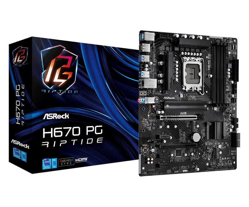 MB S1700 ASRock H670 PG RIPTIDE, ATX
