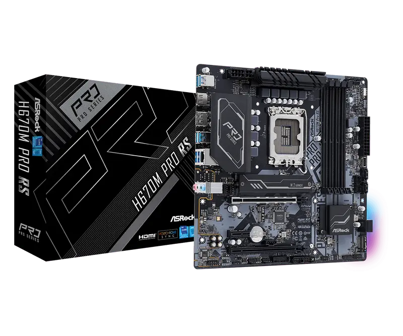 MB S1700 ASRock H670M PRO RS mATX