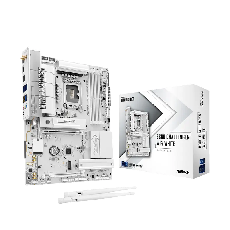 MB S1851 ASRock B860 CHALLENGER WIFI WHITE ATX