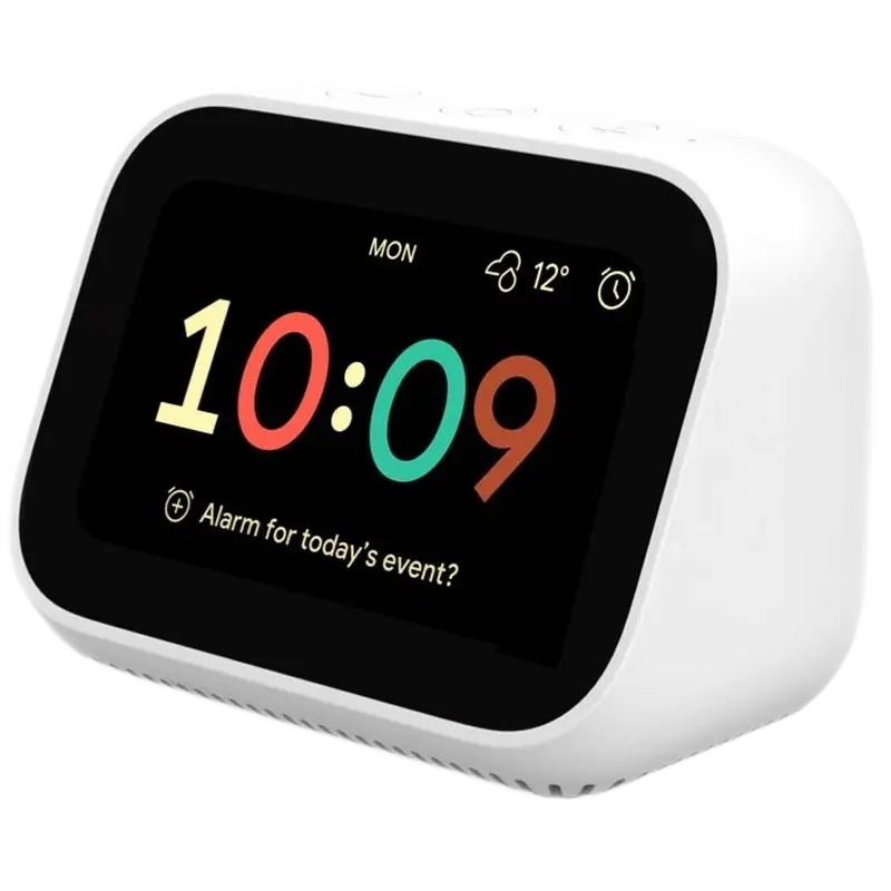 Xiaomi Mi Smart Clock with Google Control Center, White, 4" Color Screen, 1.5" Speaker, Wi-Fi, Bluet