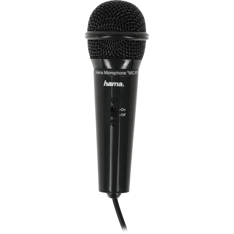 Microfon de birou Hama MIC-P35 Allround, detaliu interfață