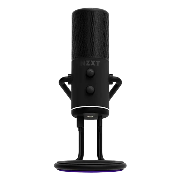 Microphones NZXT Capsule, Cardioid polar pattern, Internal shock mounting, USB, 24-bit/96kHz, Black