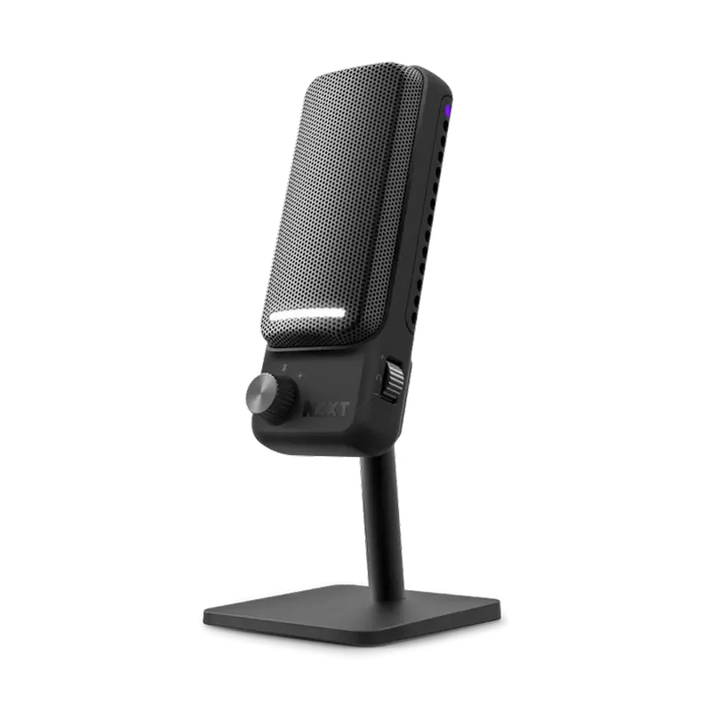 Microphones NZXT Capsule Elite, 25mm, Cardioid, Integrated Pop Filter, Metal stand, On-Mic Controls