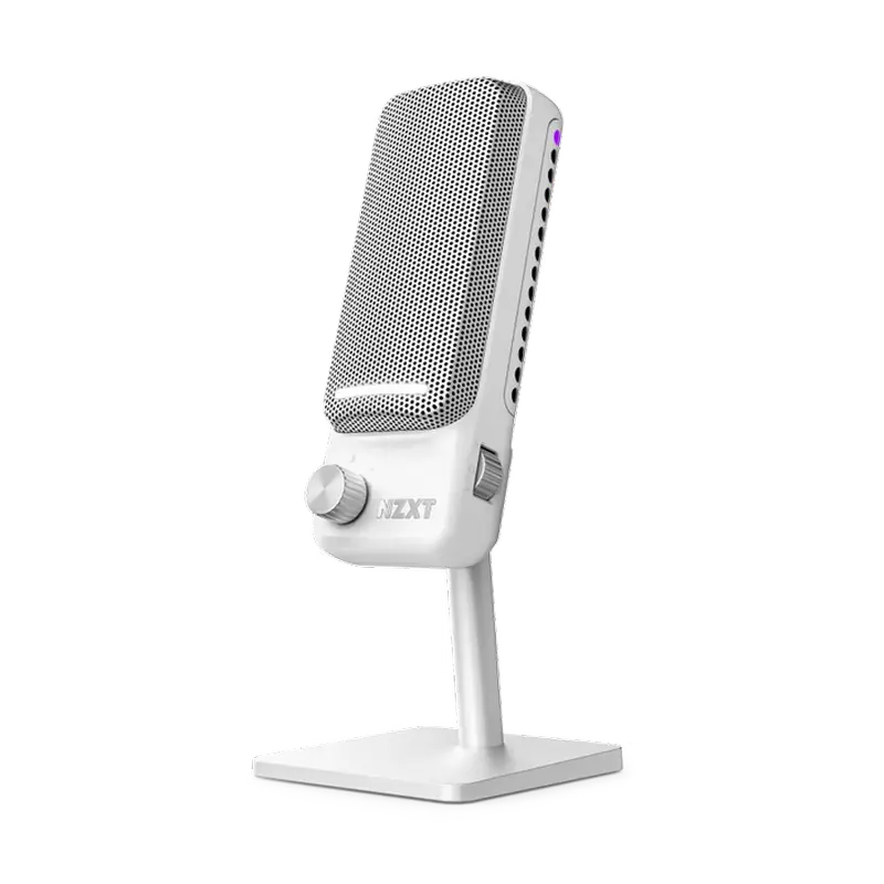 Microphones NZXT Capsule Elite, 25mm, Cardioid, Integrated Pop Filter, Metal stand, On-Mic Controls