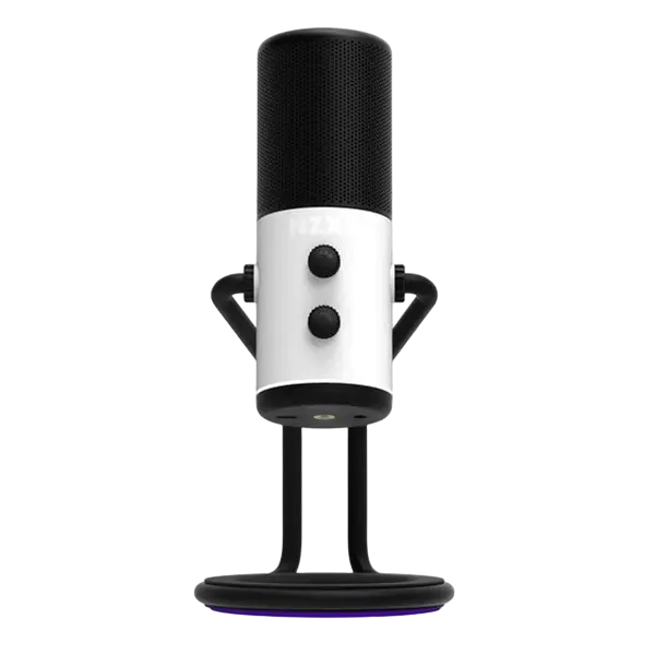 Microphones NZXT Capsule, Cardioid polar pattern, Internal shock mounting, USB, 24-bit/96kHz, White
