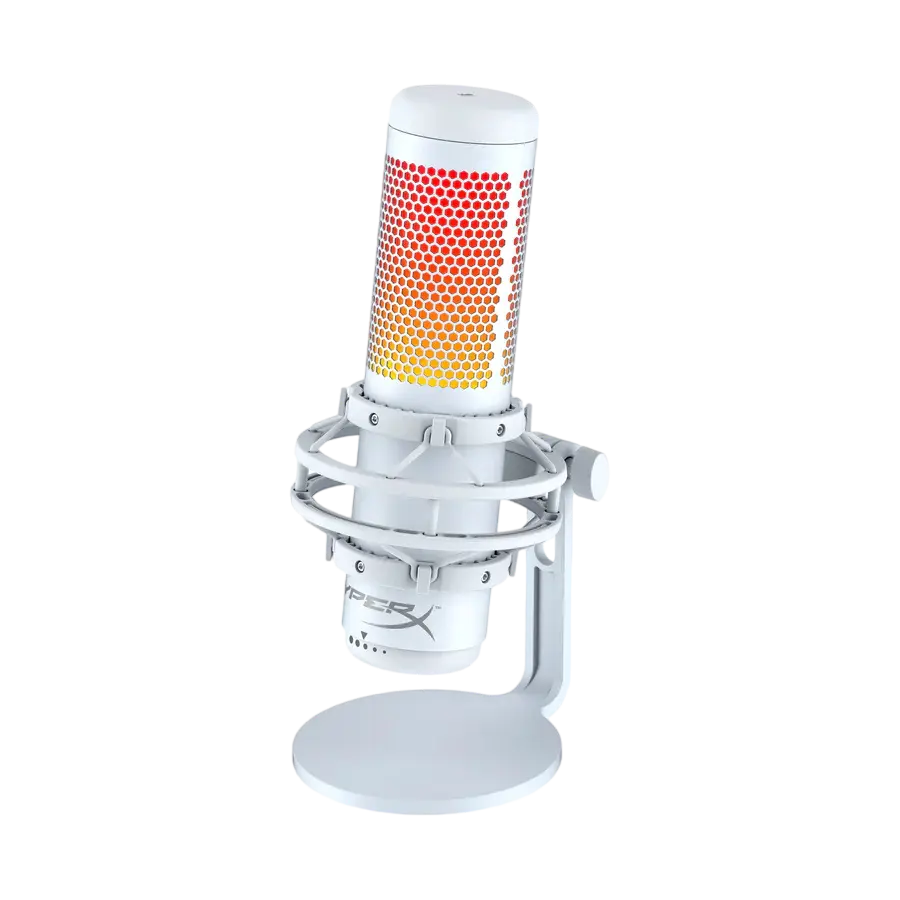Microphones HyperX QuadCast S, 3x14mm condenser capsules, 4x Polar Patterns, 90db, -36 db, 48 kHz, S