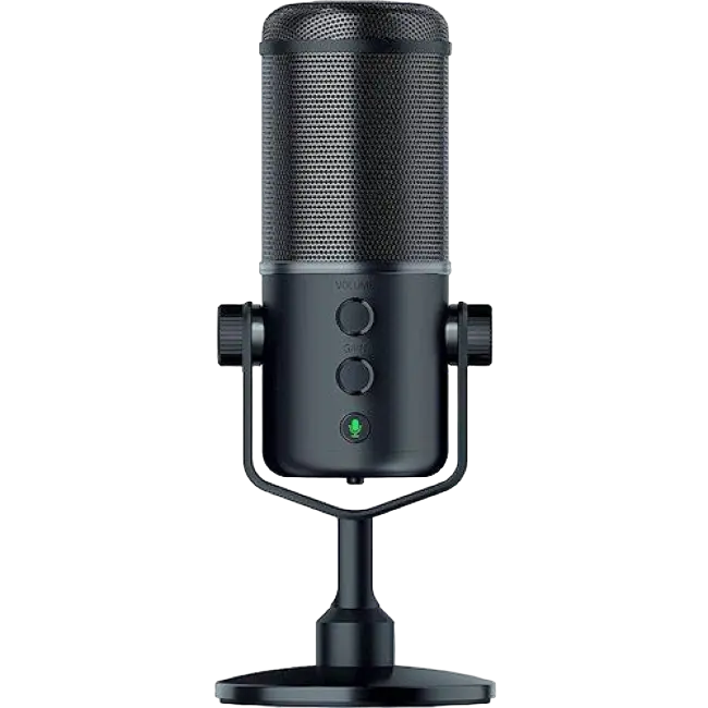 Microphones Razer Seiren Elite, Single Dynamic Capsule, Cardioid, 120db, 48 kHz, 16bit, High Pass Fi