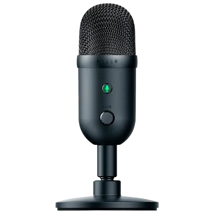 Microphones Razer Seiren V2 X, 25mm Condenser Microphone, Supercardioid, 120db, -34 db, 48 kHz, 24bi