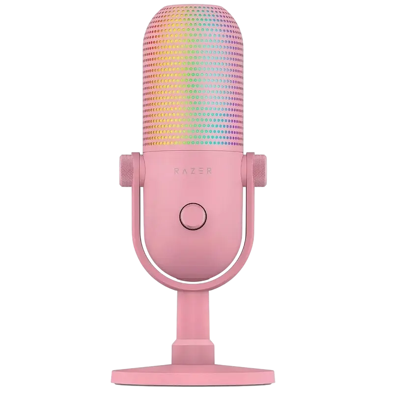 Microphones Razer Seiren V3 Chroma, 16mm Condenser Microphone, Supercardioid, 110db, -34 db, 96 kHz