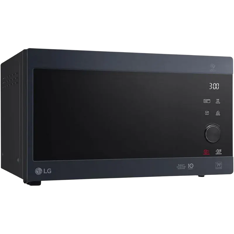 Cuptor cu microunde LG MH6565CPB 25 L cu grill si Smart Inverter, detaliu interfață
