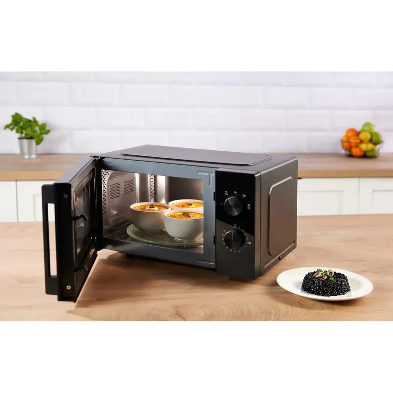 Cuptor cu microunde Gorenje MO20E1B5, vedere posterioară