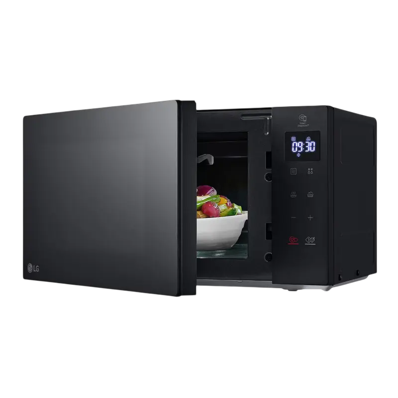 Cuptor cu microunde LG MS2032GAS 20 L, detaliu interfață