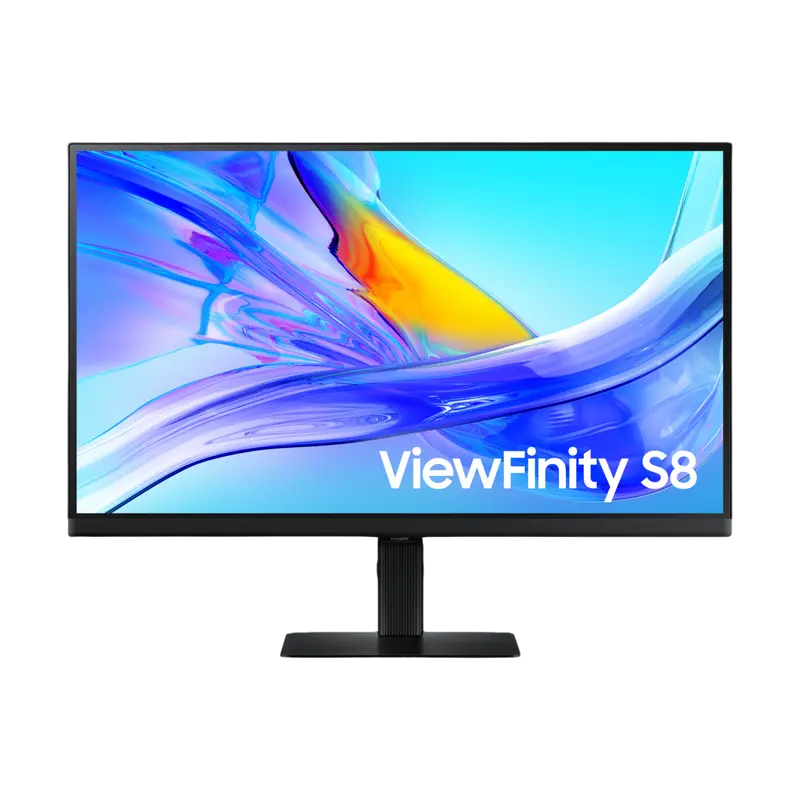 27" Samsung ViewFinity S8 S80UD, Black,IPS,3840x2160,60Hz,5ms,350cd,HDR10,MegaDCR,HDMI+DP+TypeC+USB,LAN,Pivot