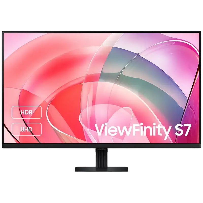 32" Samsung ViewFinity S7 S32D700, Black,VA,3840x2160,60Hz,5ms,350cd,HDR10,MegaDCR,HDMI+DP,Pivot