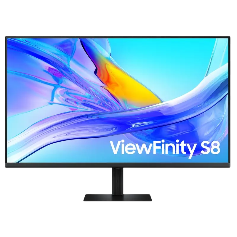 37" Samsung ViewFinity S8 S37D802U,Black,VA,3840x2160,60Hz,5ms,350cd,HDR10,MegaDCR,HDMI+DP+TypeC+USB,LAN