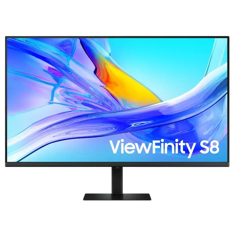 37" Samsung ViewFinity S8 S37D802U, Black,VA,3840x2160,60Hz,5ms,350cd,HDR10,MegaDCR,HDMI+DP+TypeC+USB,LAN