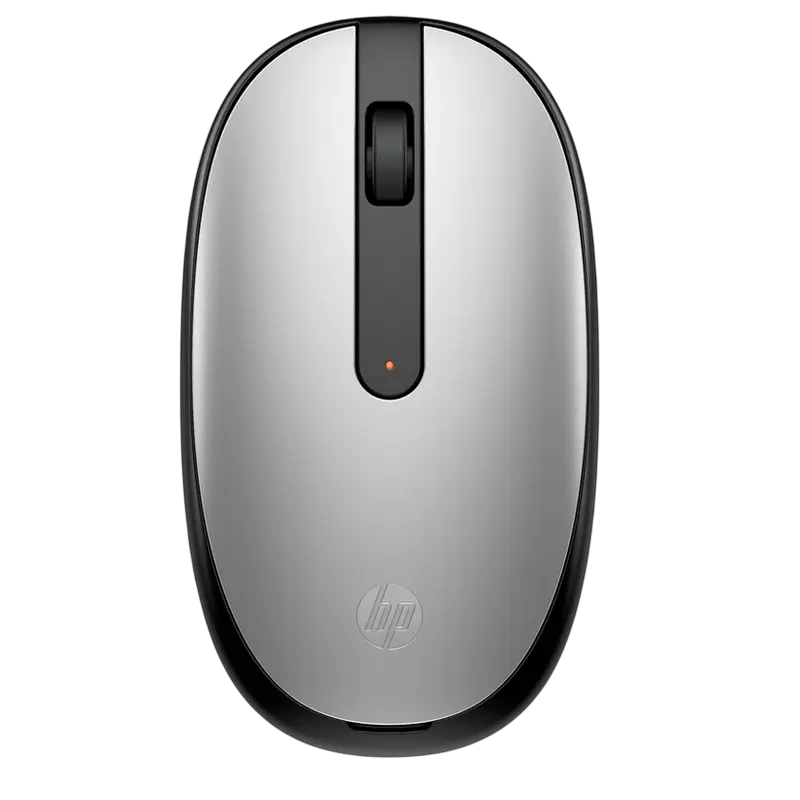 Wireless Mouse HP 240, up to 1600 dpi, 3 buttons, Ambidextrous, 54,2g., 1xAA, Bluetooth, Silver/Blac