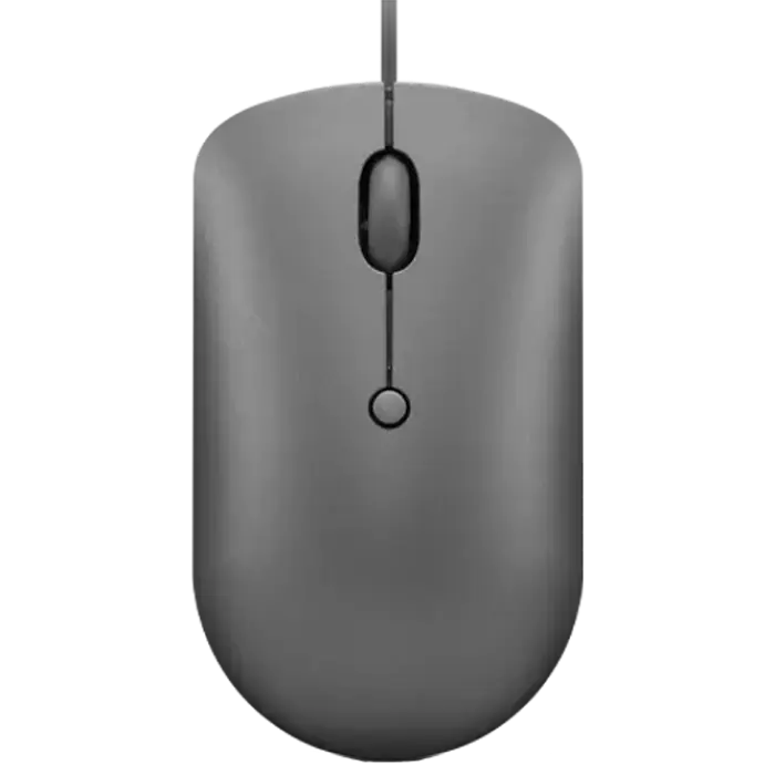 Mouse Lenovo 540, Compact, up to 2400 dpi, 4 buttons, Ambidextrous, 67g, Optical sensor, 1,8m, USB-C, Storm Grey
