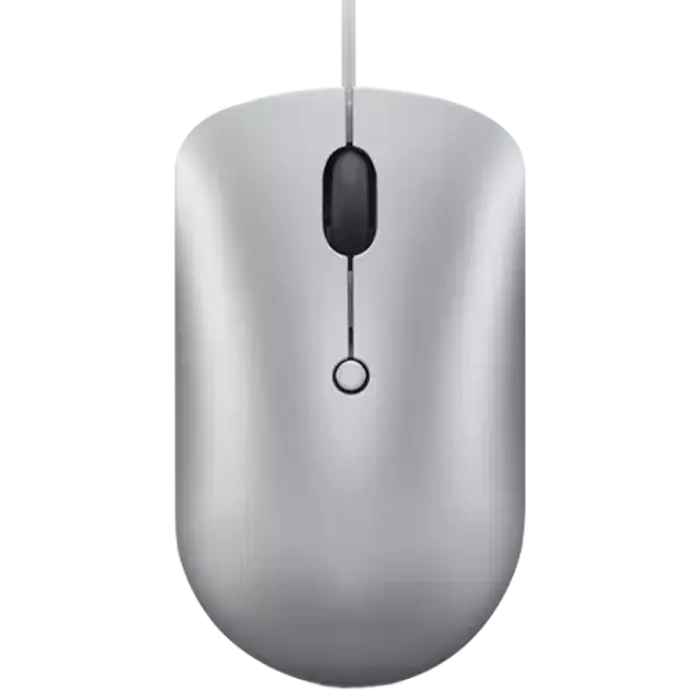Mouse Lenovo 540, Compact, up to 2400 dpi, 4 buttons, Ambidextrous, 67g, Optical sensor, 1,8m, USB-C, Cloud Grey