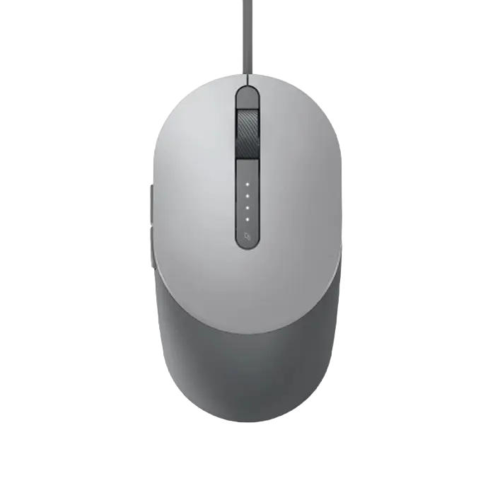 Mouse Dell MS3220, Laser, 3200dpi, 5 buttons, Scrolling wheel, Titan Grey, USB (570-ABHM)