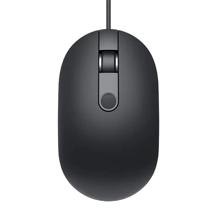 Mouse Dell MS819, Optical, 1000dpi, 3 buttons, Fingerprint Reader, Black, USB (570-AARY)