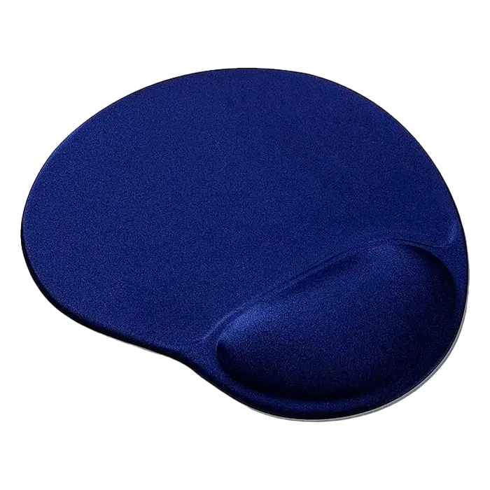 Mouse Pad Gembird MP-GEL-B, 240 × 220 × 4mm, Cloth, Gel wrist support, Blue