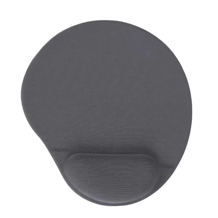 Mouse Pad Gembird MP-GEL-GR, 240 × 220 × 4mm, Cloth, Gel wrist support, Grey