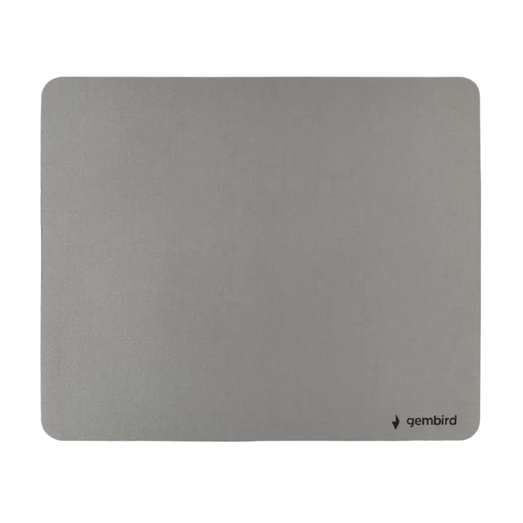 Mouse Pad Gembird MP-S-G, 210 x 180mm, Cloth mouse pad with rubber anti-skid bottom, Grey
