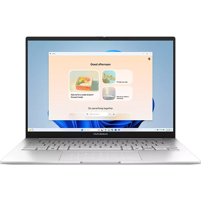 Laptop ASUS Zenbook 14 UX3405CA 14 inch Core Ultra 5 225H 16/512 GB Windows 11 Argintiu