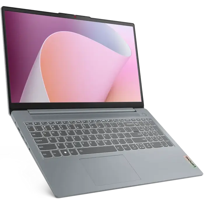 Laptop Lenovo IdeaPad Slim 3 15ABR8 15,6 inch Ryzen 7 5825U 16/512 GB Gri, vedere laterală